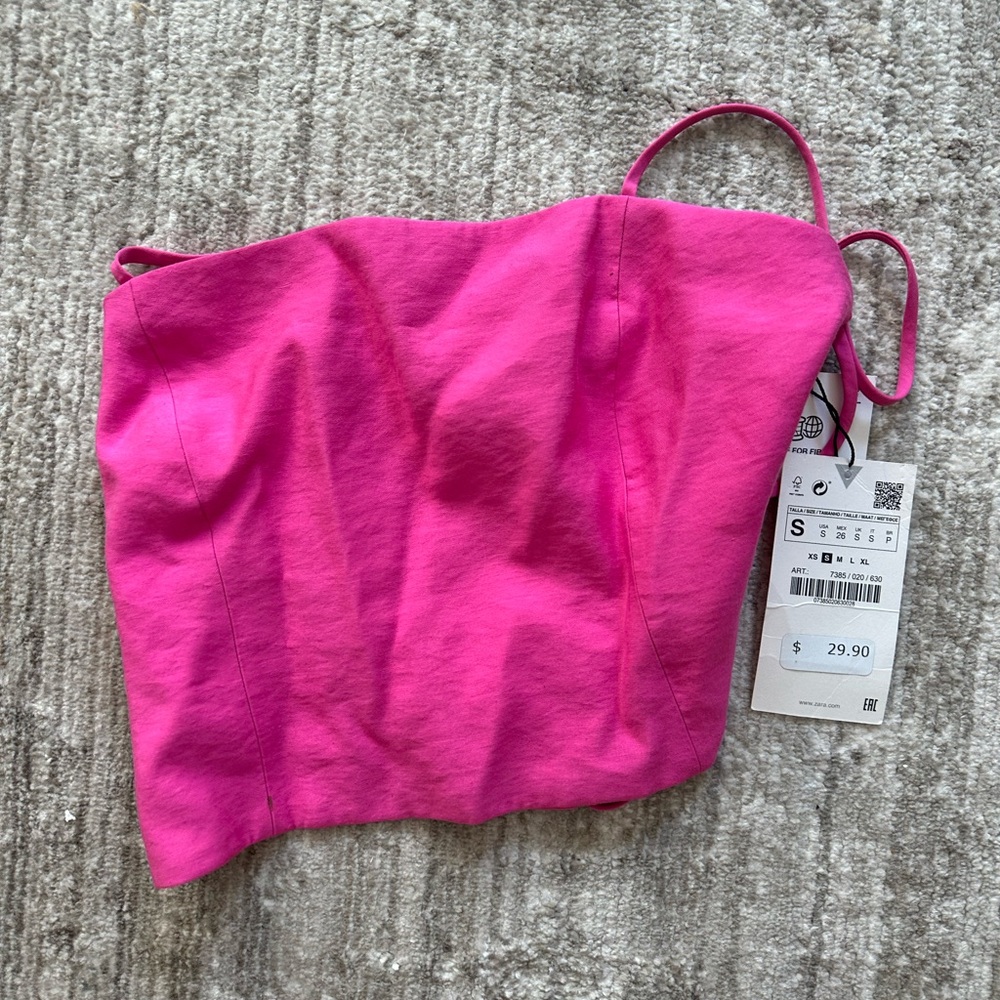 ZARA pink top